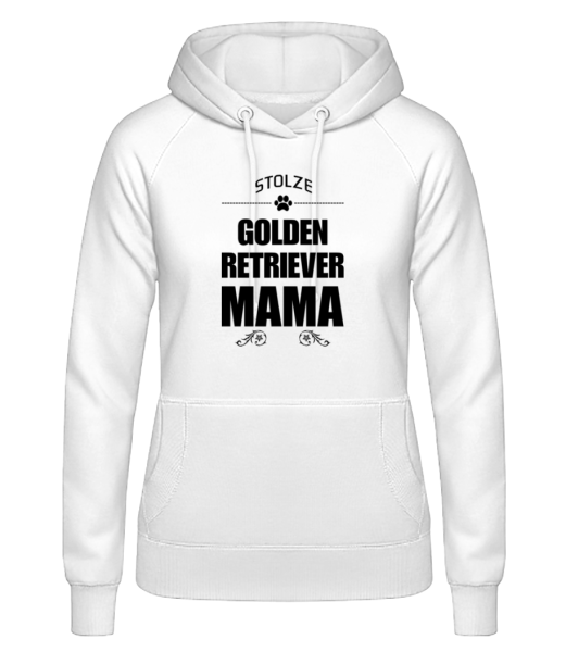 Stolze Golden Retriever Mama - Frauen Hoodie - Weiß - Vorne