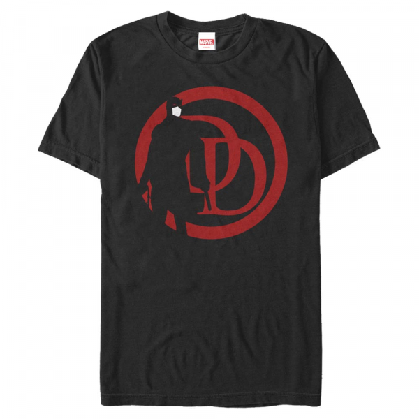 Marvel - Defenders - Daredevil DD Standing - Men's T-Shirt - Black - Front