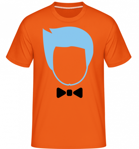 Groom Icon Blue - Shirtinator Männer T-Shirt - Orange - Vorn