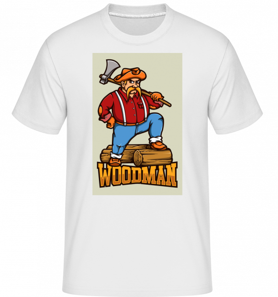Woodman - Shirtinator Männer T-Shirt - Weiß - Vorn