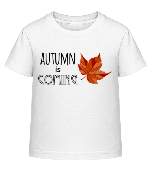 Autumn Is Coming - Kid's Shirtinator T-Shirt - White - Front