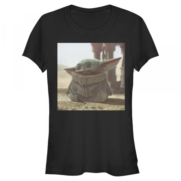 Star Wars - The Mandalorian - The Child Tiny Green - Women's T-Shirt - Black - Front