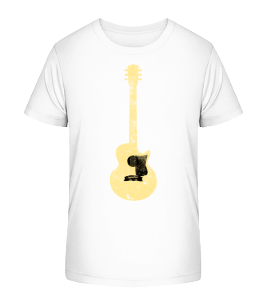 Guitar See-Through - Kid's Bio T-Shirt Stanley Stella - White - Front