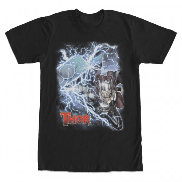 Marvel - Avengers - Thor - Men's T-Shirt - Black - Front