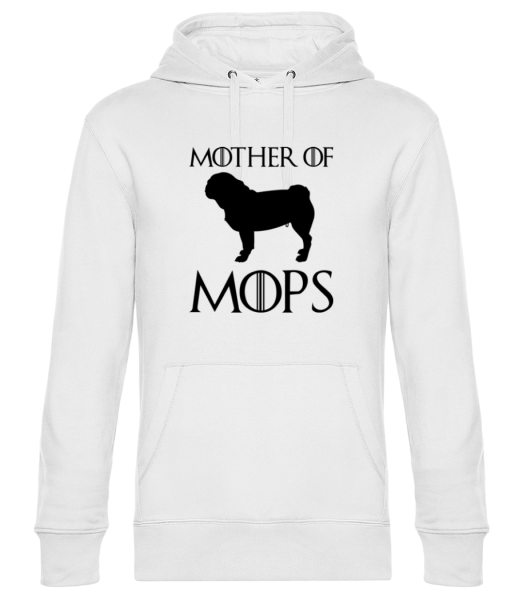 Mother Of Mops - Unisex Premium Hoodie - White - Front