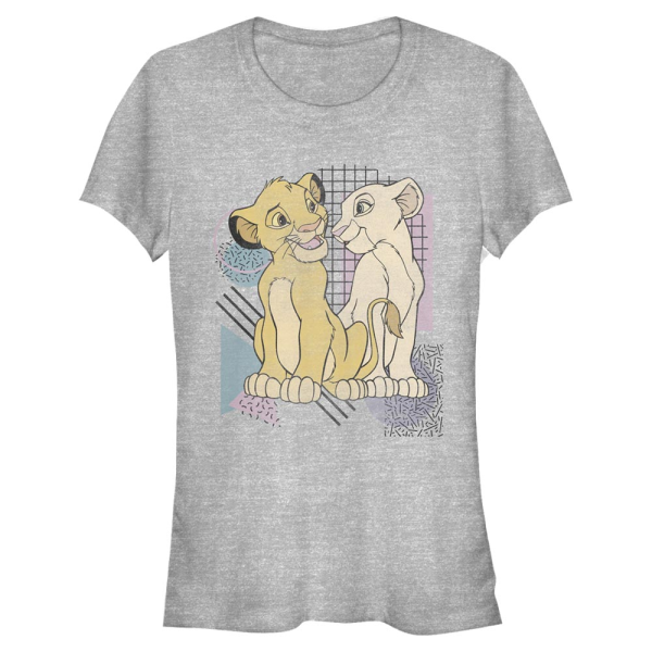 Disney - The Lion King - Simba & Nala Lion King Nostalgia - Women's T-Shirt - Heather grey - Front