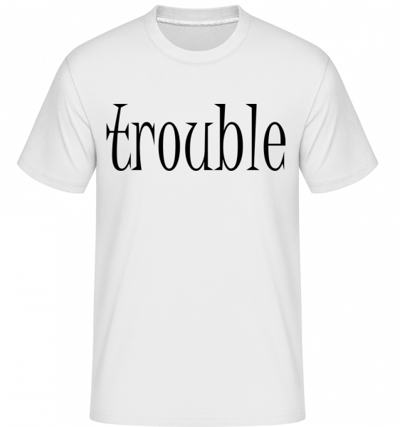 Trouble Makers Partner -  Shirtinator Men's T-Shirt - White - Vorn