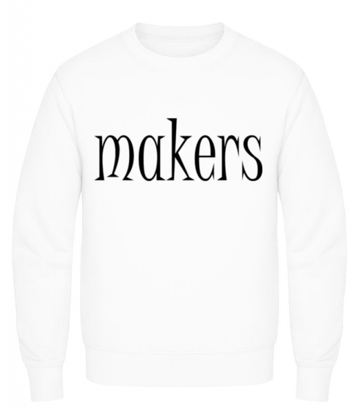 Trouble Makers Partner - Men's Sweatshirt - White - Front