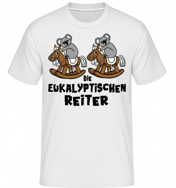 Die Eukalyptischen Reiter - Shirtinator Männer T-Shirt - Weiß - Vorne