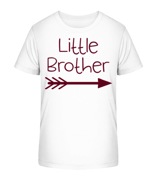 Little Brother - Kid's Bio T-Shirt Stanley Stella - White - Front