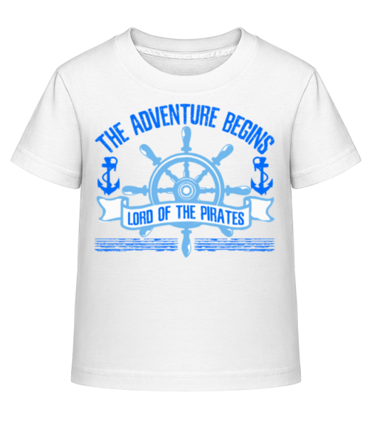 Lord Of The Pirates Icon - Kinder Shirtinator T-Shirt - Weiß - Vorne