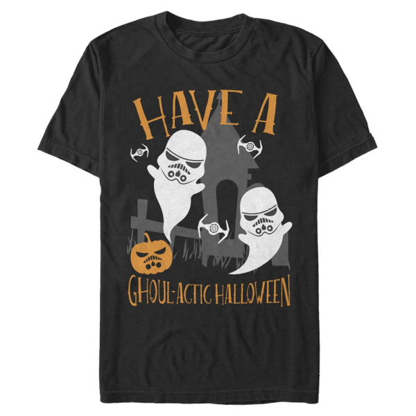Star Wars - Stormtrooper Goulactic Halloween - Halloween - Männer T-Shirt - Schwarz - Vorne