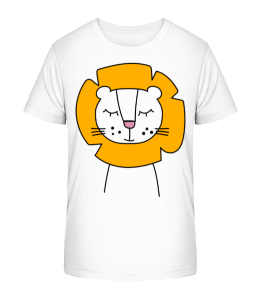 Cute Lion - Kid's Bio T-Shirt Stanley Stella - White - Front
