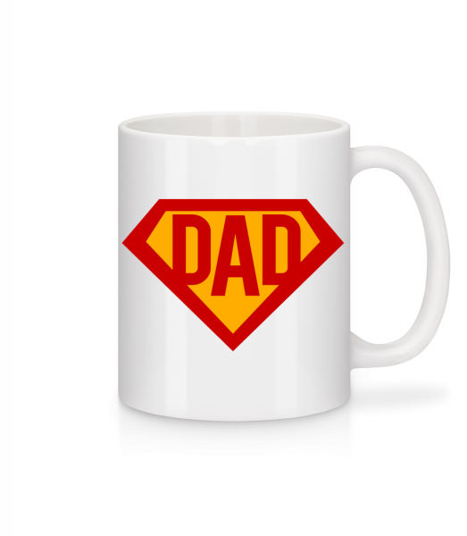 Dad Superhero - Mug - White - Front