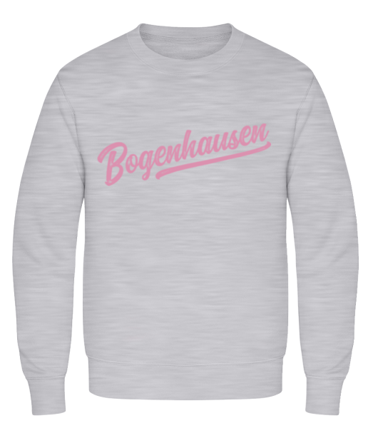Bogenhausen Swoosh - Männer Pullover - Grau meliert - Vorne
