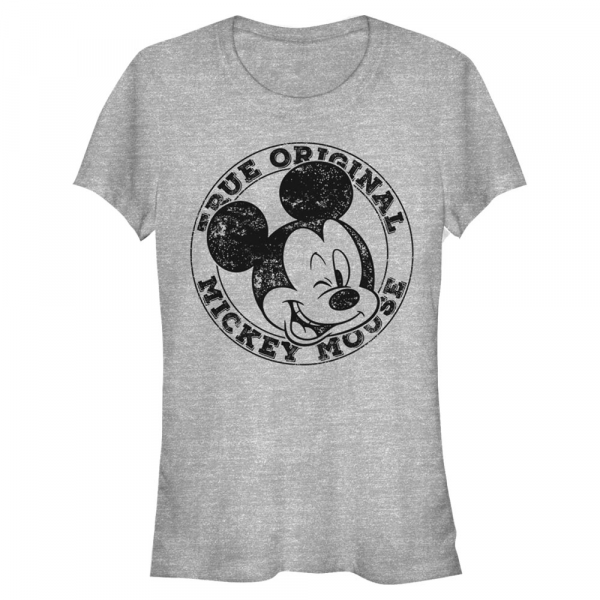 Disney Classics - Mickey Mouse - Mickey Mouse Original Mickey - Women's T-Shirt - Heather grey - Front