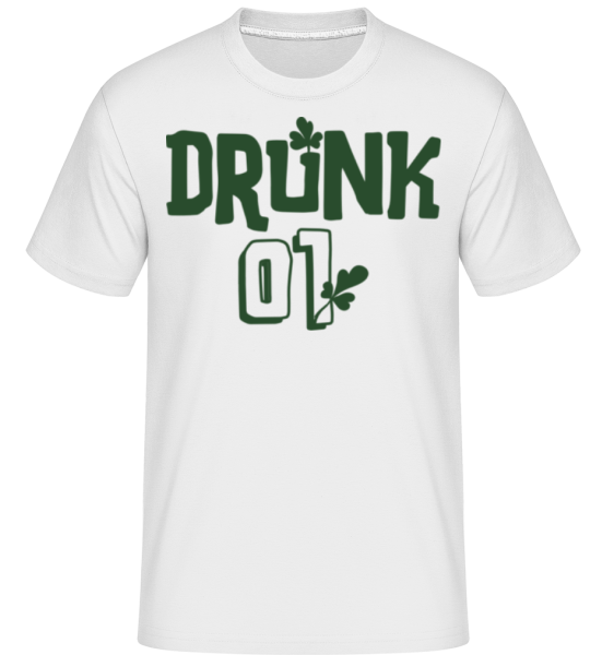 Drunk 01 - Shirtinator Männer T-Shirt - Weiß - Vorne