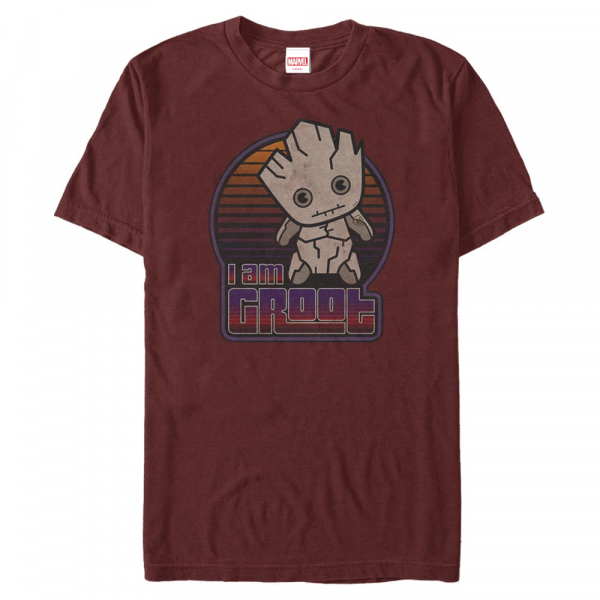 Marvel - Guardians of the Galaxy - Groot Pot Kawaii - Men's T-Shirt - Cherry - Front