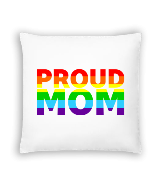 Proud Mom - Cushion - White - Front