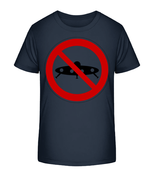 Ufos Forbidden - Kid's Bio T-Shirt Stanley Stella - Navy - Front