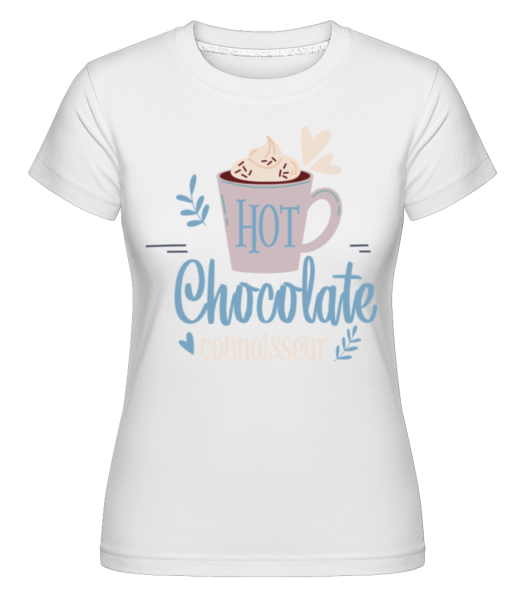 Hot Chocolate Connoisseur -  Shirtinator Women's T-Shirt - White - Front
