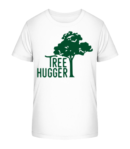 Tree Hugger - Kid's Bio T-Shirt Stanley Stella - White - Front