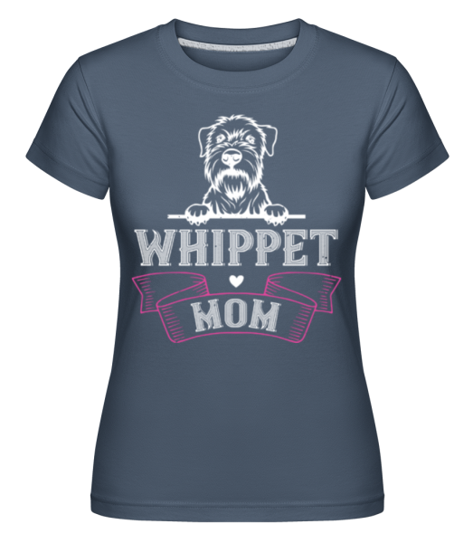 Whippet Mom - Shirtinator Frauen T-Shirt - Denim - Vorne