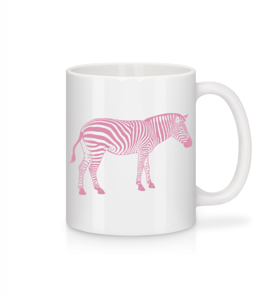 Zebra - Tasse - Weiß - Vorn