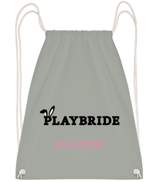 Playbride Bunnytime - Drawstring Backpack - Anthracite - Vorn