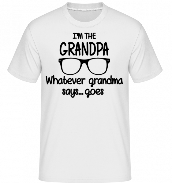 I'm The Grandpa -  Shirtinator Men's T-Shirt - White - Vorn