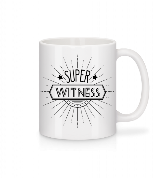 Super Witness - Tasse - Weiß - Vorn