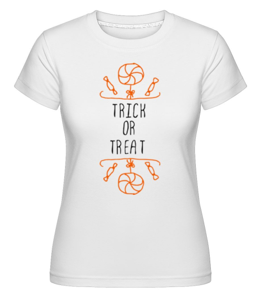Trick Or Treat Bonbons - Shirtinator Frauen T-Shirt - Weiß - Vorne