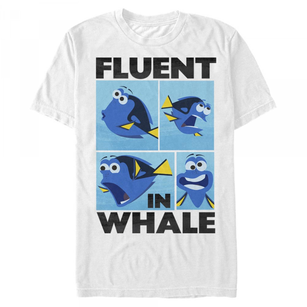 Pixar - Finding Dory - Dory Whale Talk - Men's T-Shirt - White - Front