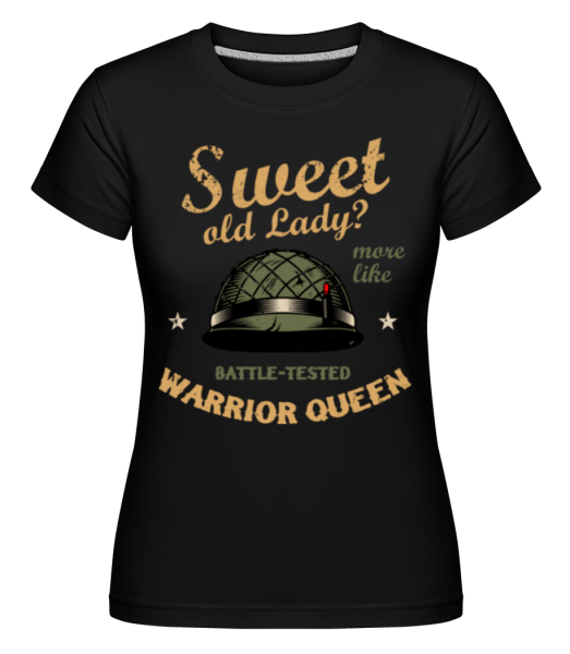 Warrior Queen -  Shirtinator Women's T-Shirt - Black - Front