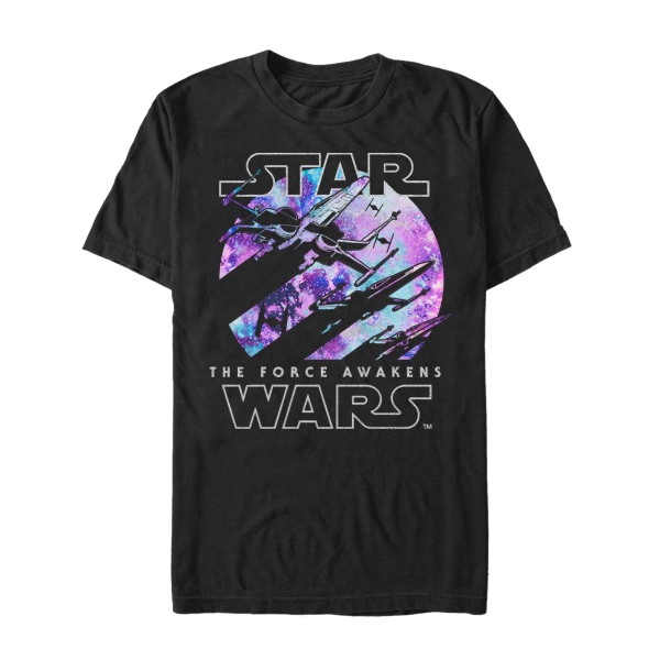Star Wars - The Force Awakens - X-Wing Galactic - Männer T-Shirt - Schwarz - Vorne