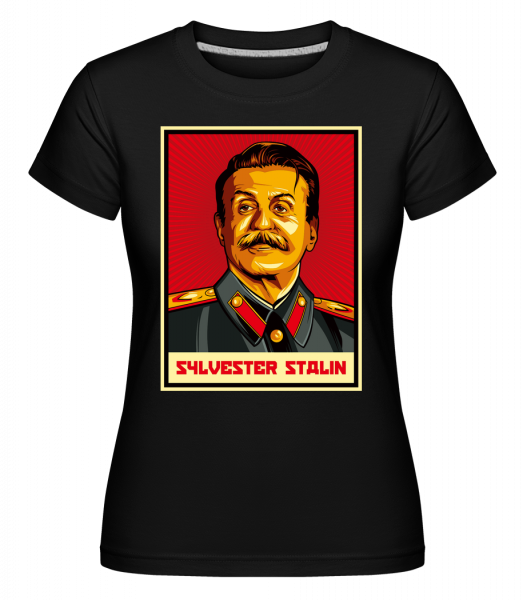 Sylvester Stalin -  Shirtinator Women's T-Shirt - Black - Front