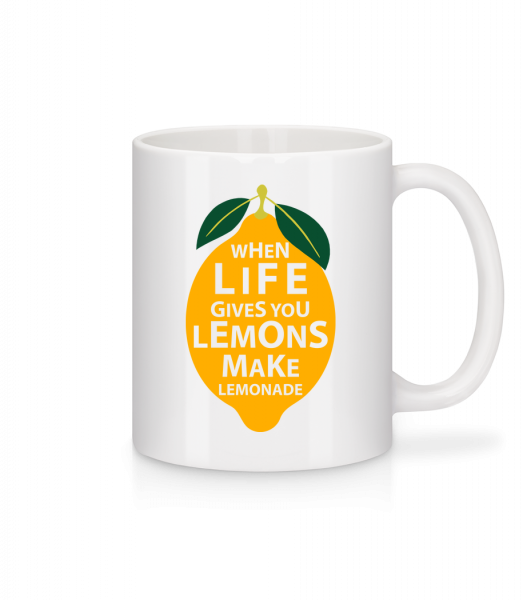 When Life Gives You Lemons - Mug - White - Front