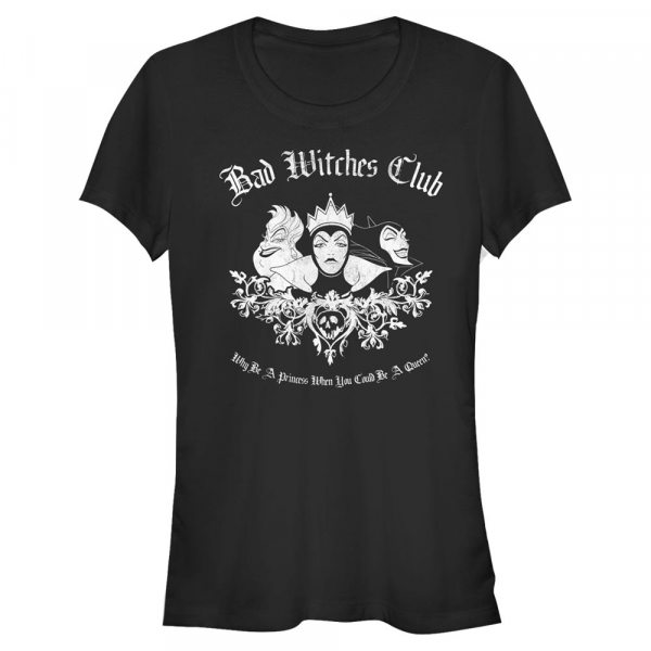 Disney - Bösewichte - Skupina Bad Witch Club - Frauen T-Shirt - Schwarz - Vorne