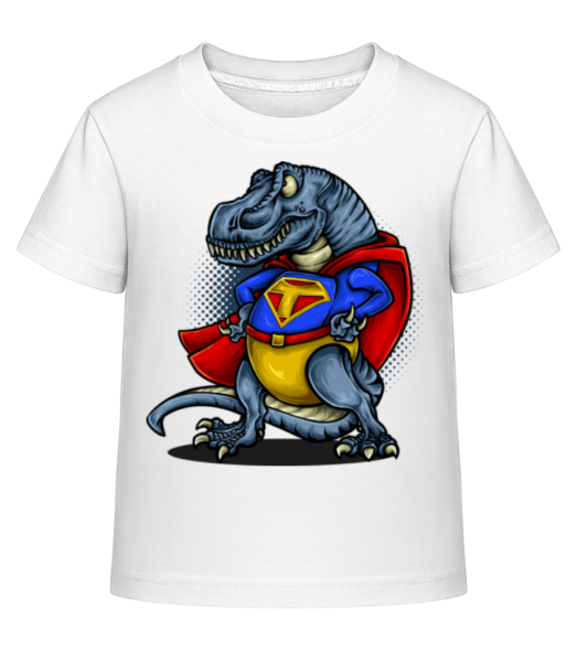 Super T-Rex - Kid's Shirtinator T-Shirt - White - Front