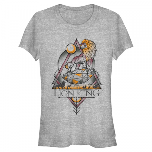 Disney - The Lion King - Simba Lion Sphere - Women's T-Shirt - Heather grey - Front