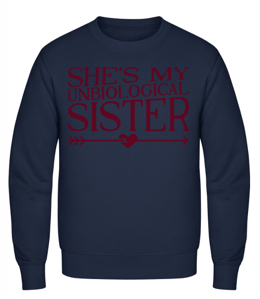 Unbiological Sister - Classic Set-In Sweatshirt - Navy - Vorn