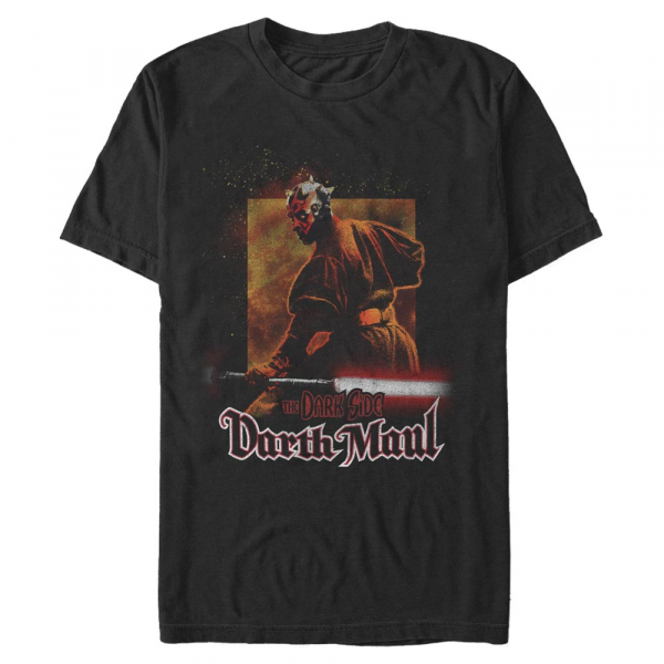 Star Wars - Darth Maul - Männer T-Shirt - Schwarz - Vorne