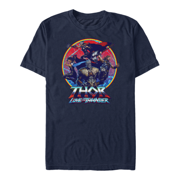 Marvel - Thor Love and Thunder - Gruppe Group Emblem - Männer T-Shirt - Marine - Vorne
