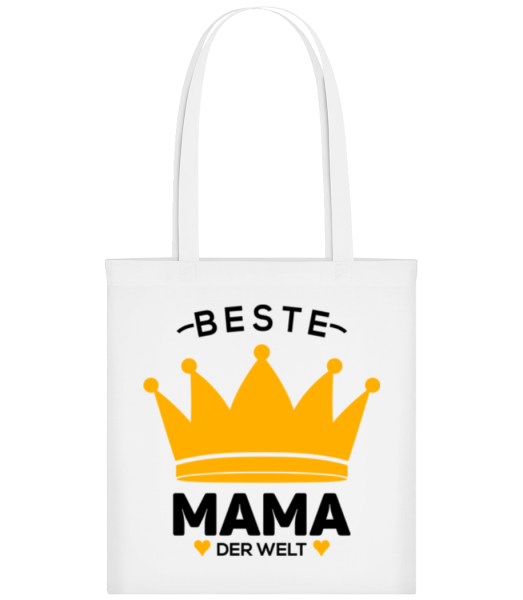 Beste Mama Der Welt - Stofftasche - Weiß - Vorne