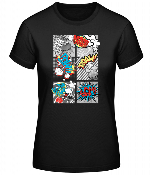 Comic Kobolde - Basic T-Shirt - Schwarz - Vorn