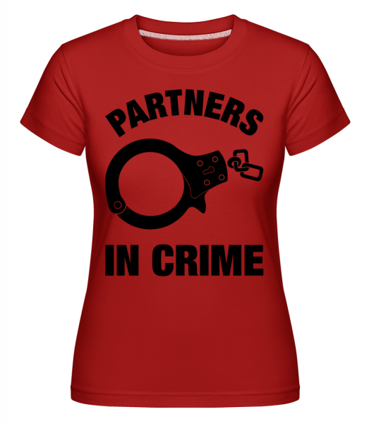 Partner in crime -  Shirtinator Women's T-Shirt - Red - Vorn