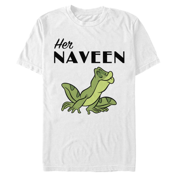 Disney - The Princess and the Frog - Naveen Frog Prince - Valentine's Day - Men's T-Shirt - White - Front