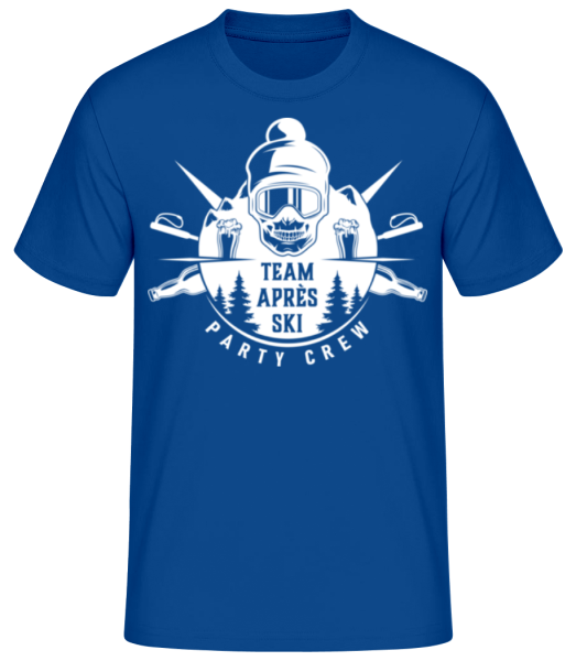 Team Apres Ski - Men's Basic T-Shirt - Royal blue - Front