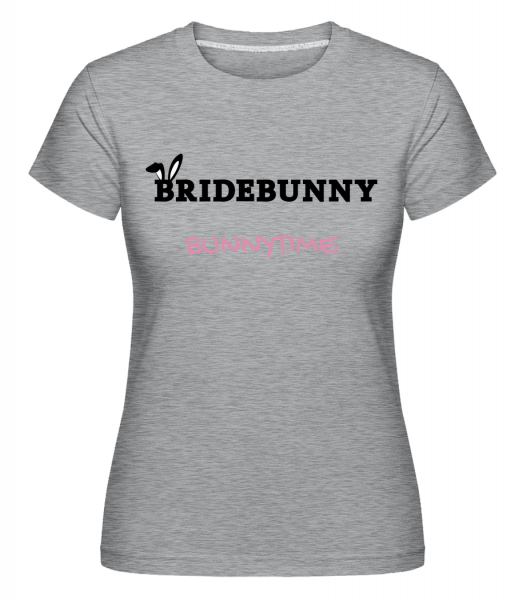 Bridebunny Bunnytime -  Shirtinator Women's T-Shirt - Heather grey - Front