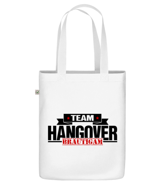 Team Hangover Bräutigam - Bio Tasche - Weiß - Vorne